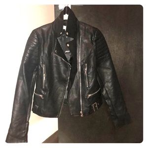 Vegan leather jacket